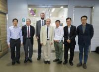 (From left) Prof. Wan Chao, Prof. Chan Wai-yee, Prof. Matthew Walters, Prof. Tom Evans, Prof. Yao Xiaoqiang, Prof. Woody Chan and Prof. Alfred Cheng